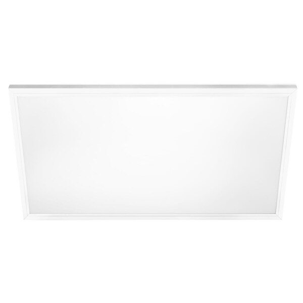 1 In. H X 24 In. W X 48 In. L White LED Flat Panel Light Fixture